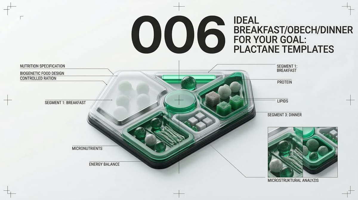Perfect Breakfast/Lunch/Dinner for Your Goal: Plate Templates